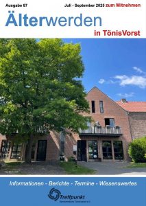 Titelblatt der Zeitung Älterwerden in Tönisvorst